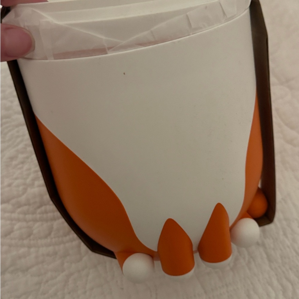 Last One! IKEA GREJSIMOJS Orange and White Cat Storage Container - Picture 7 of 9